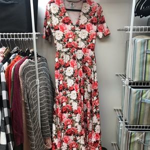 CHRISTMAS SALE Agnes & Dora Floral Maxi Dress Long